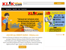 Tablet Screenshot of kliksitus.com